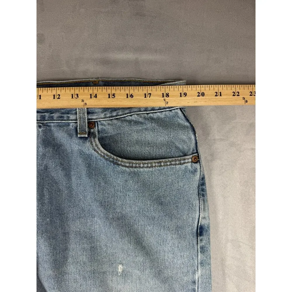 Levi's Men's Vintage 505 Regular Fit Straight Leg Jeans Blue Denim 42 x 32